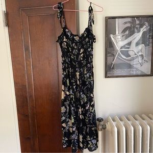 Free People floral boho midi dress